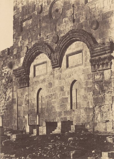 Jerusalem. Tempelbezirk. Goldenes Tor von Auguste Salzmann